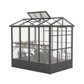 [06X08FT] Heavy-Duty Outdoor Polycarbonate Greenhouse With Fully Automatic Temperature Control Vent (SAK51892)
