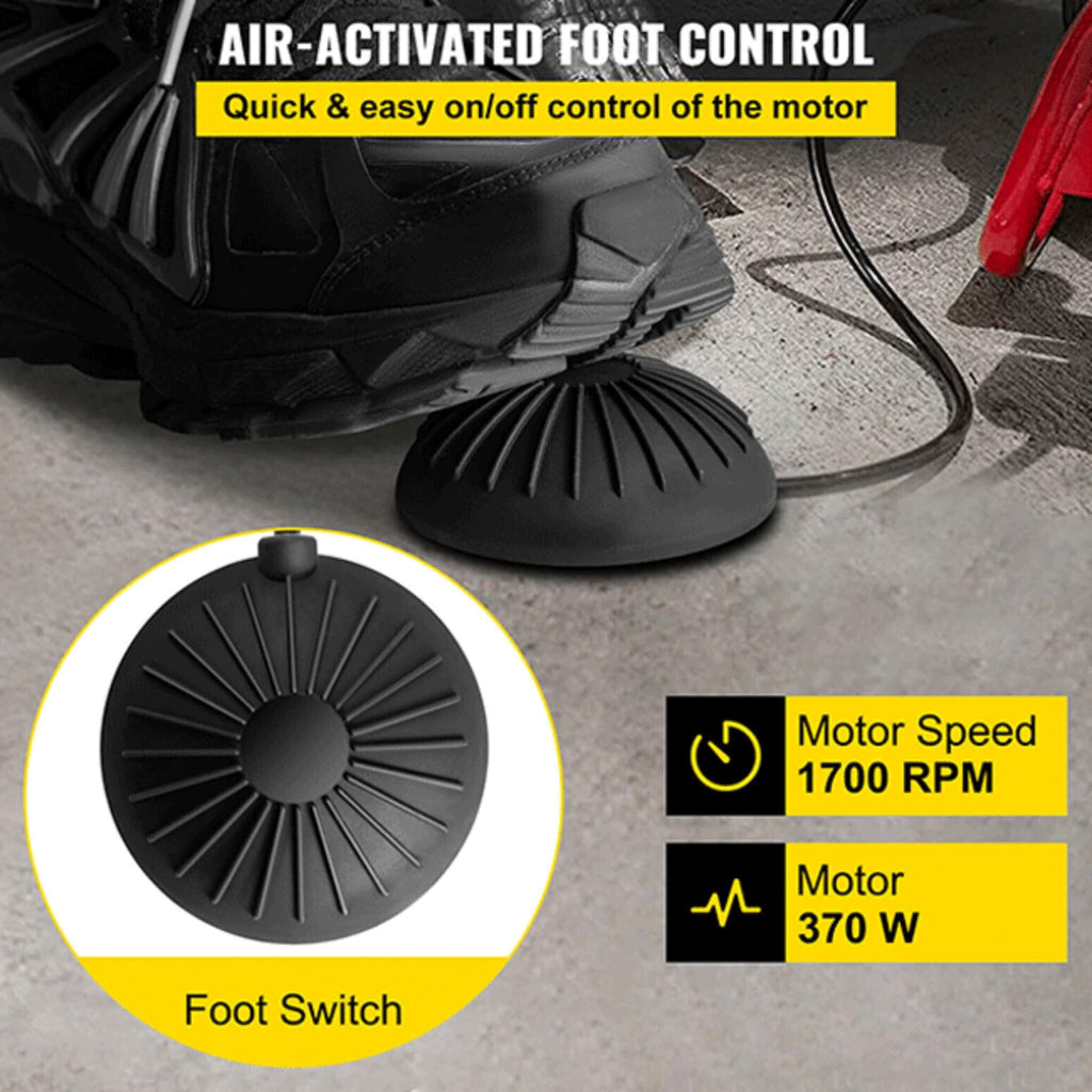 [100FTX3/8"] Electric Sewer Drain Cleaner Snake Clog Machine W/ Cutter (SAK53785)