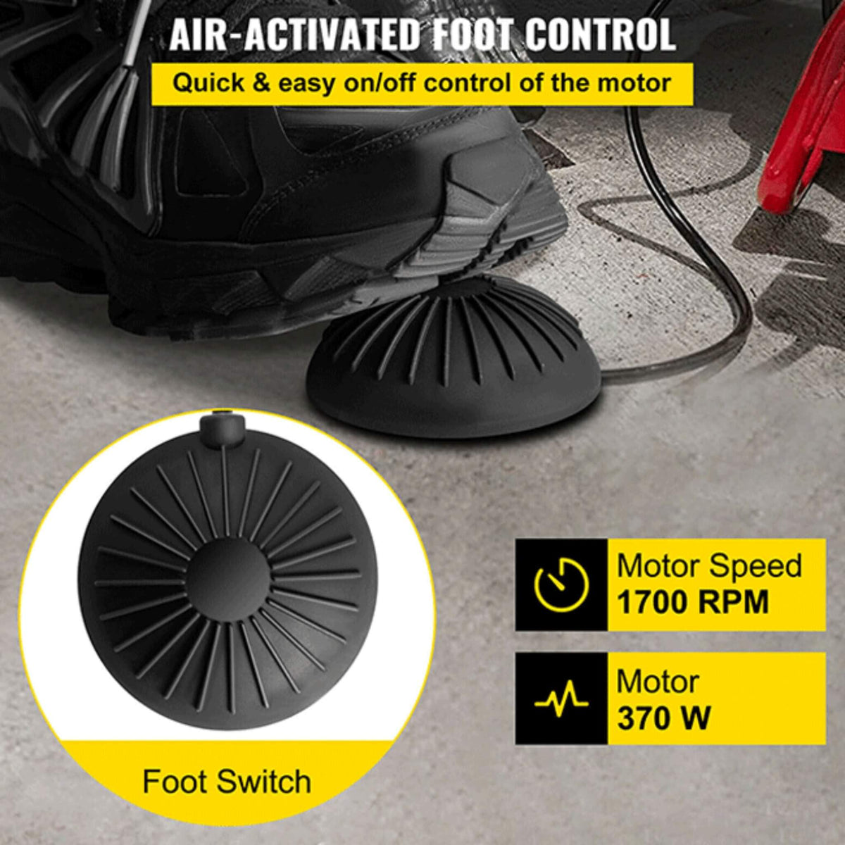 [100FTX3/8"] Electric Sewer Drain Cleaner Snake Clog Machine W/ Cutter (SAK53785)