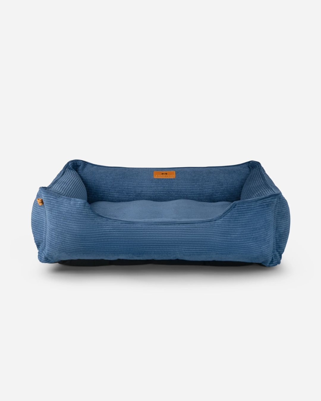 Chester & Lee | Fancy Corduroy Sleeper Dog Bed Blue