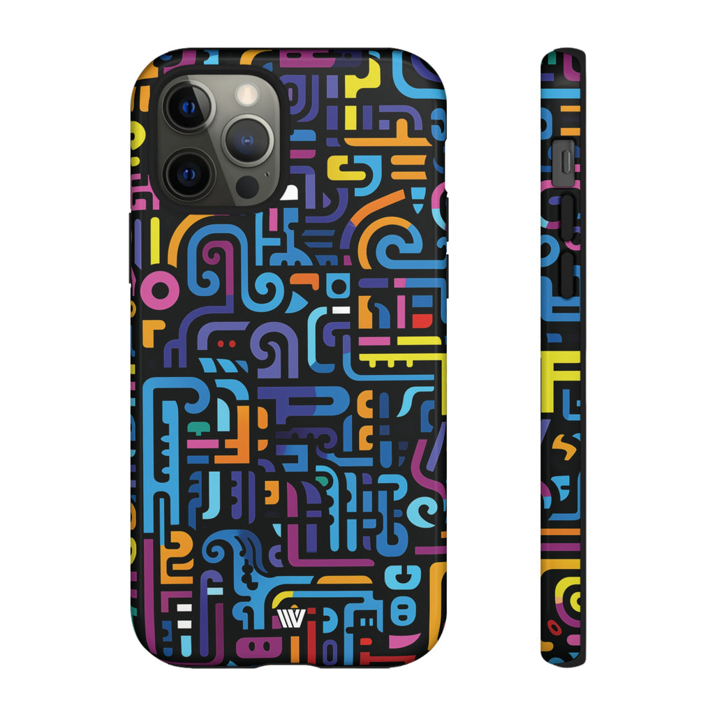 NEON GLYPHS | Tough Phone Case