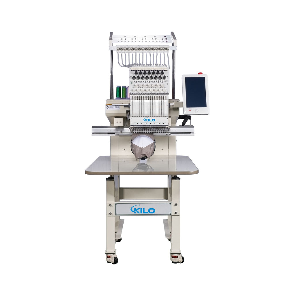 [13X20"] 15-Needle Commercial Embroidery Machine With LCD Touchscreen And Laser Positioning (SAK57613)