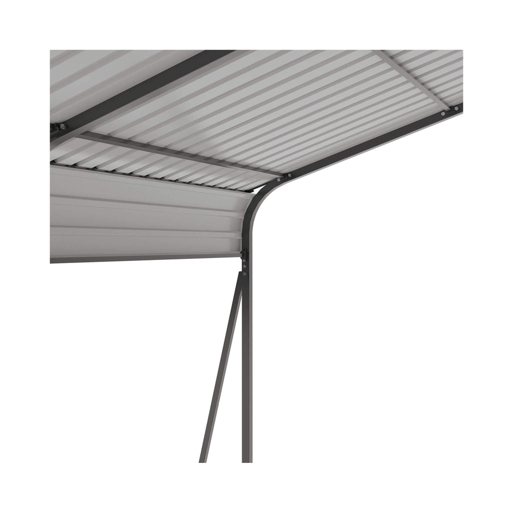 [13X26FT] Alora Heavy-Duty Weather-Resistant Outdoor Carport With Protective Film (SAK82451)