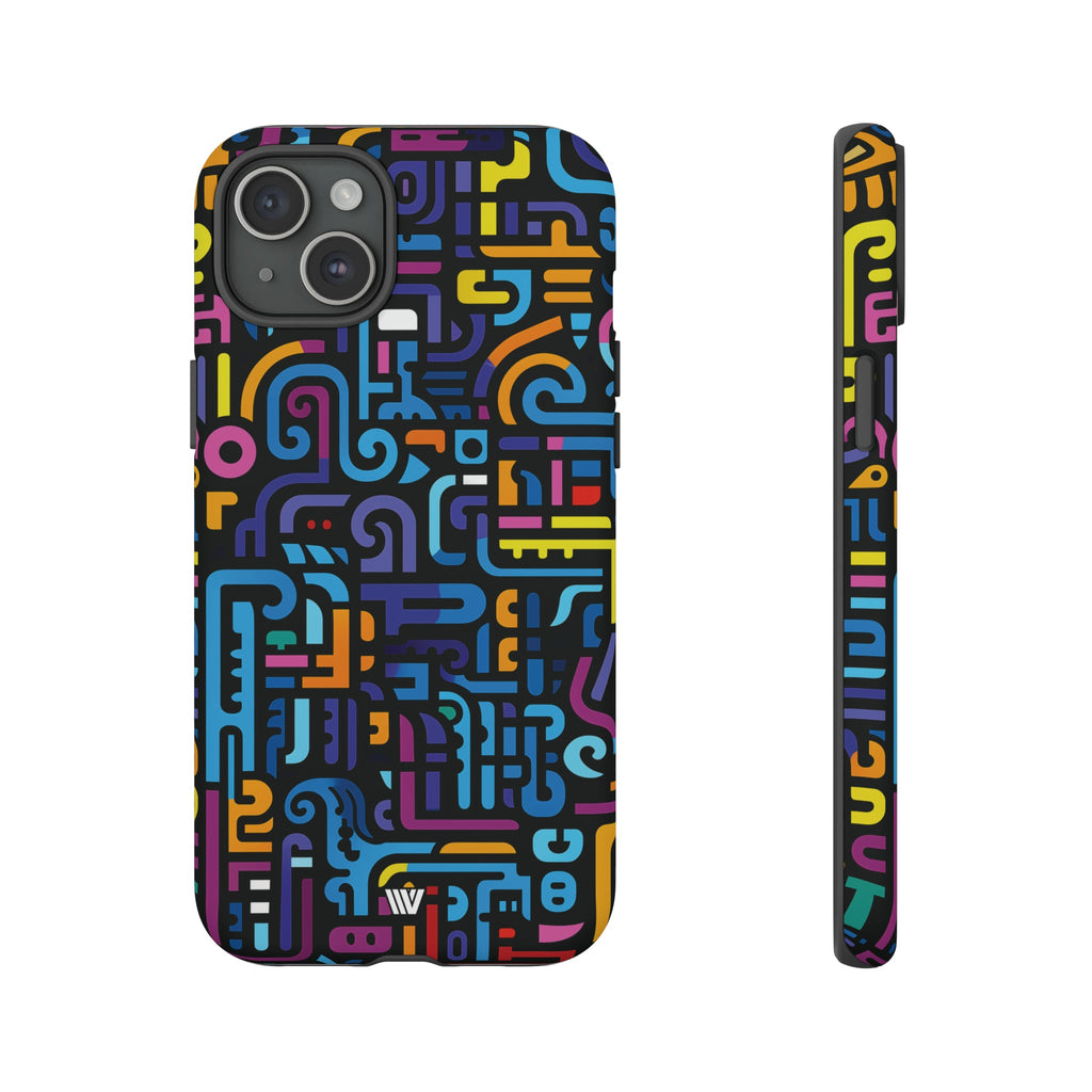 NEON GLYPHS | Tough Phone Case