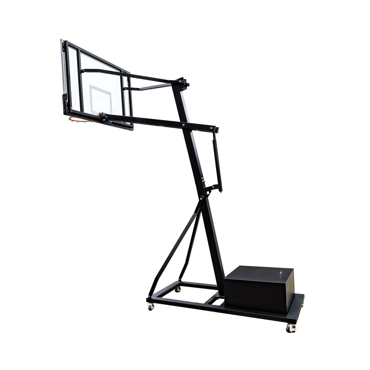 [18X24FT] Heavy-Duty Portable Adjustable Basketball Hoop With Court (SAK72980)