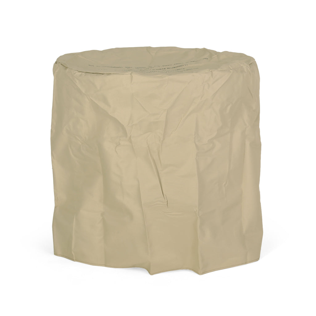 Alora 25-Inch Round 40K BTU Liquid Propance Concrete Fire Pit (SAK88764)