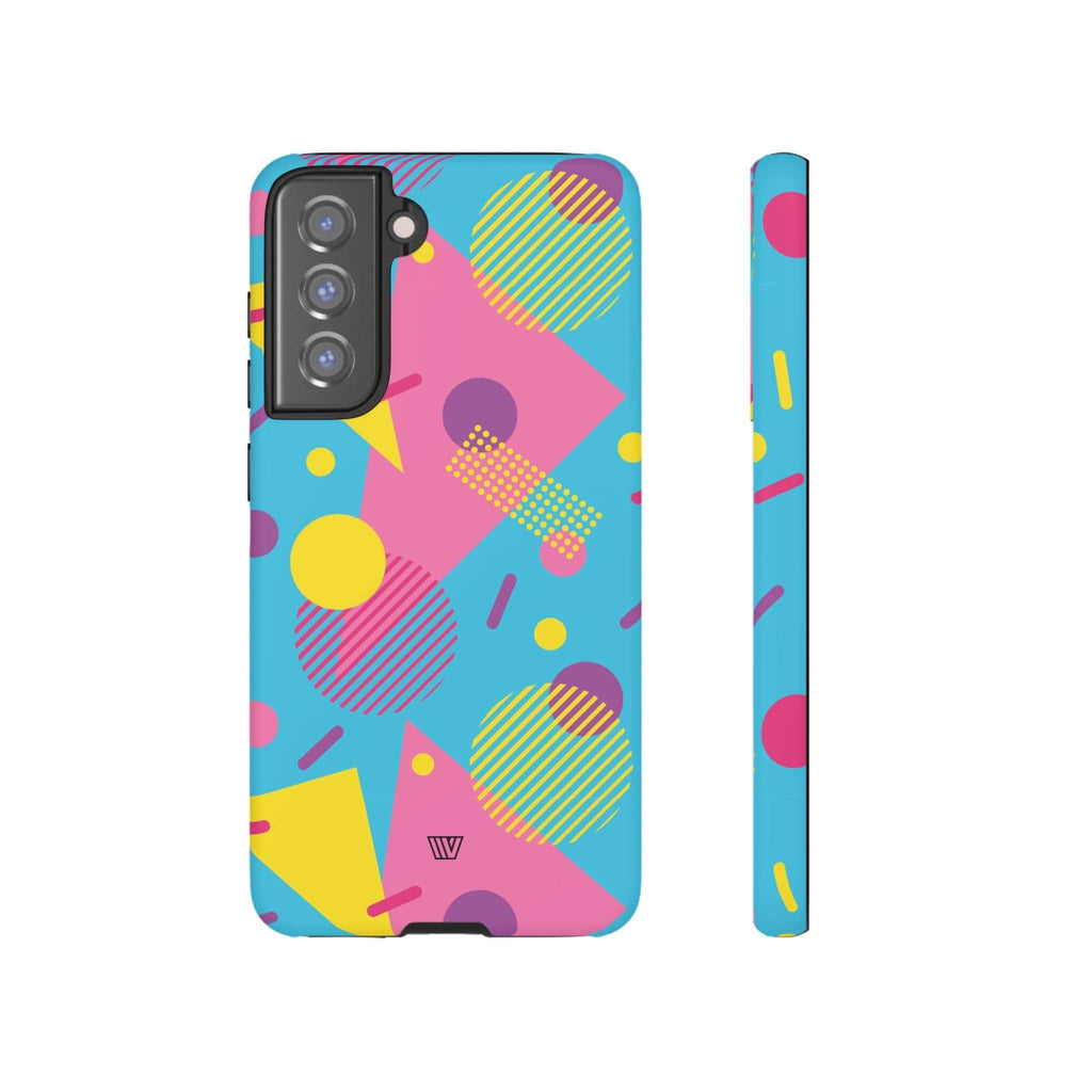 80s / 90s RETRO PATTERN LIGHT BLUE | Tough Phone Case