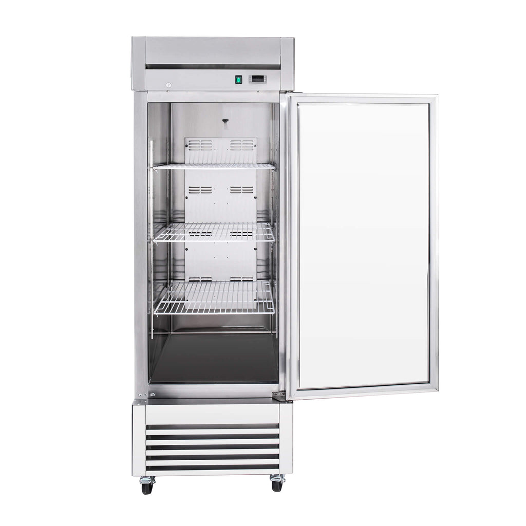 27-Inch 20.5 Cu.Ft Commercial Solid Door Stainless Steel Reach-In Freezer (SAK29705)