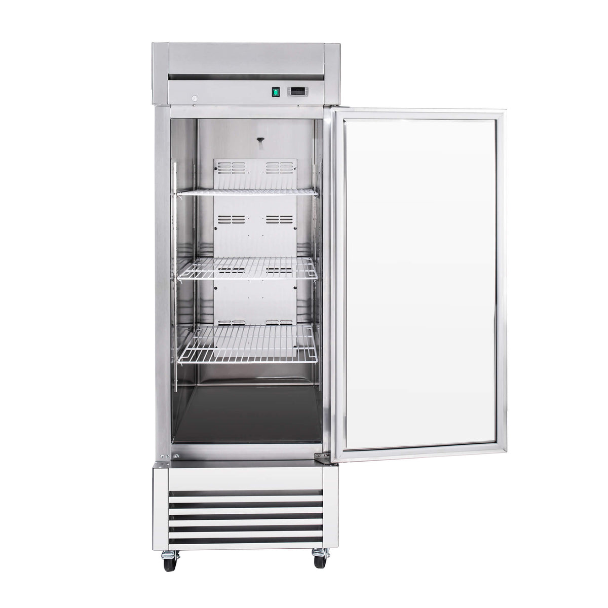 27-Inch 20.5 Cu.Ft Commercial Solid Door Stainless Steel Reach-In Freezer (SAK29705)