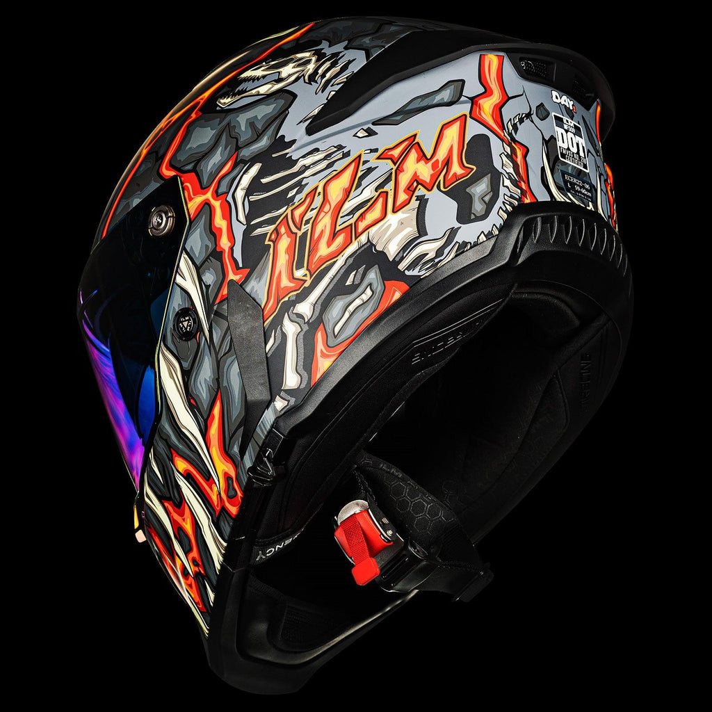 ILM Full Face Motorcycle Helmets Racing Helmet Model MF509