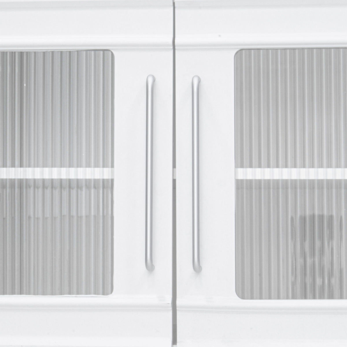 Wall Unit Modern Entertainment Center With Glass Doors