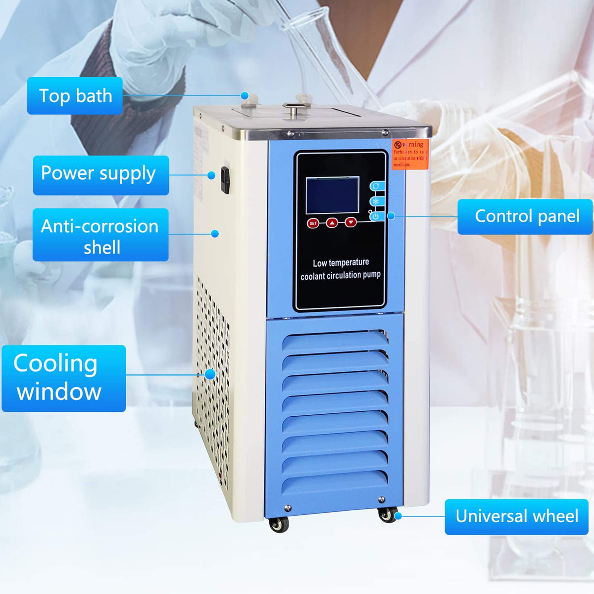 Commercial 110V Low Temperature Laboratory Cooling Chiller Liquid Circulating Pump (SAK45281)