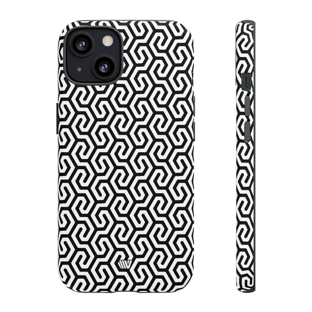 TWISTED GRID | Tough Phone Case