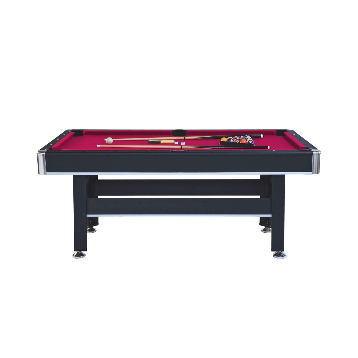 6FT Premium Wooden Multifunctional Pool Table With Table Tennis Top (SAK62741)