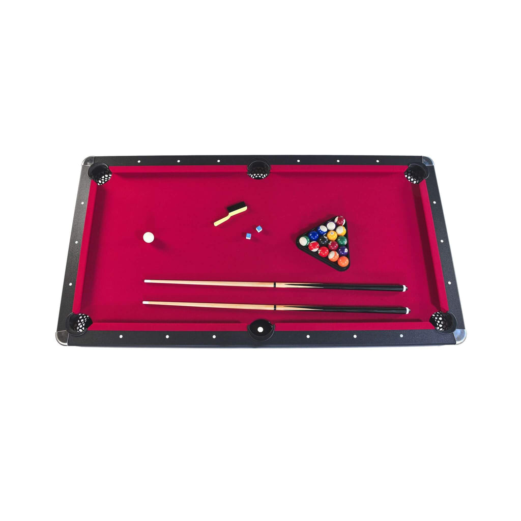 6FT Premium Wooden Multifunctional Pool Table With Table Tennis Top (SAK62741)