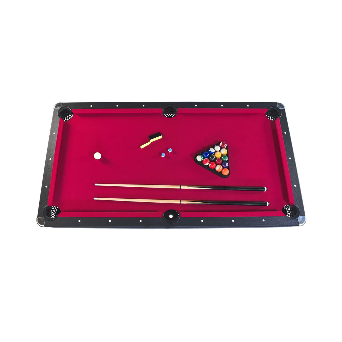 6FT Premium Wooden Multifunctional Pool Table With Table Tennis Top (SAK62741)
