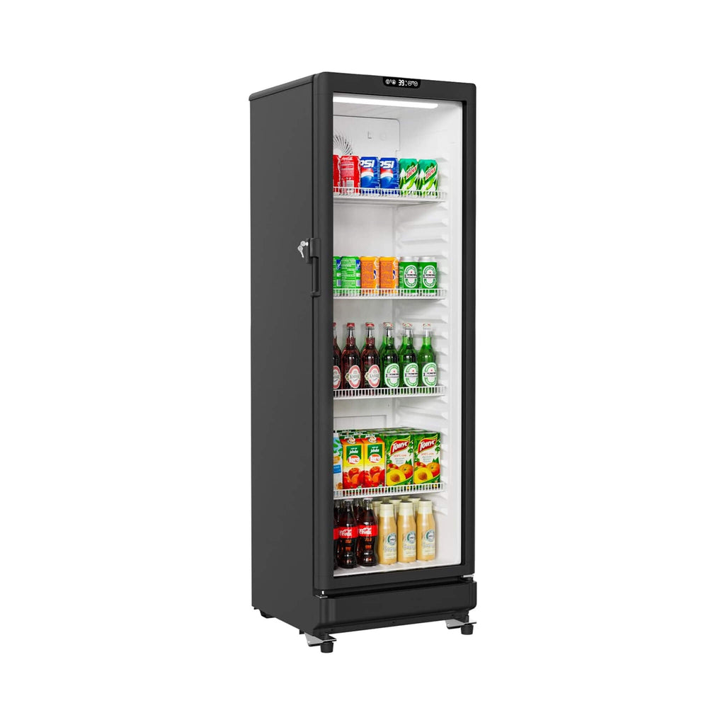 8.5 Cu.Ft Commercial Single Glass Door Beverage Merchandiser Refrigerator (SAK27946)