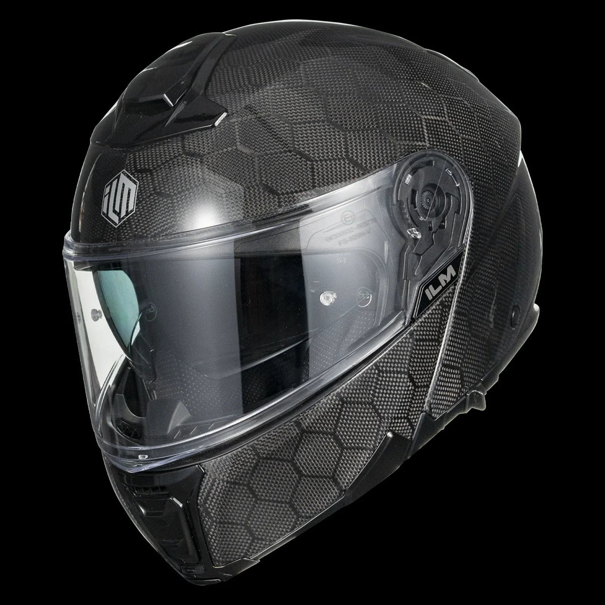 ILM Carbon Fiber Motorcycle Modular Helmets DOT ECE Model MF529F