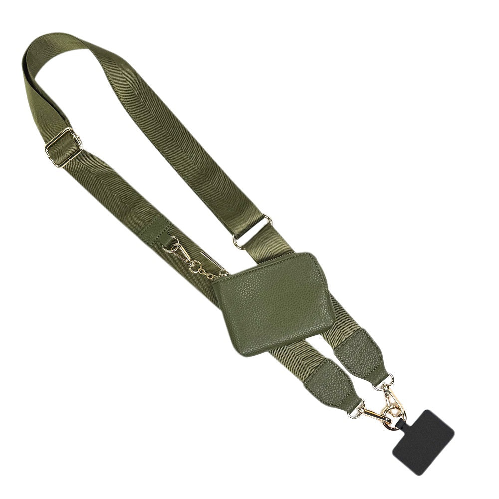 Clip & Go Strap w/RFID Pouch Solid