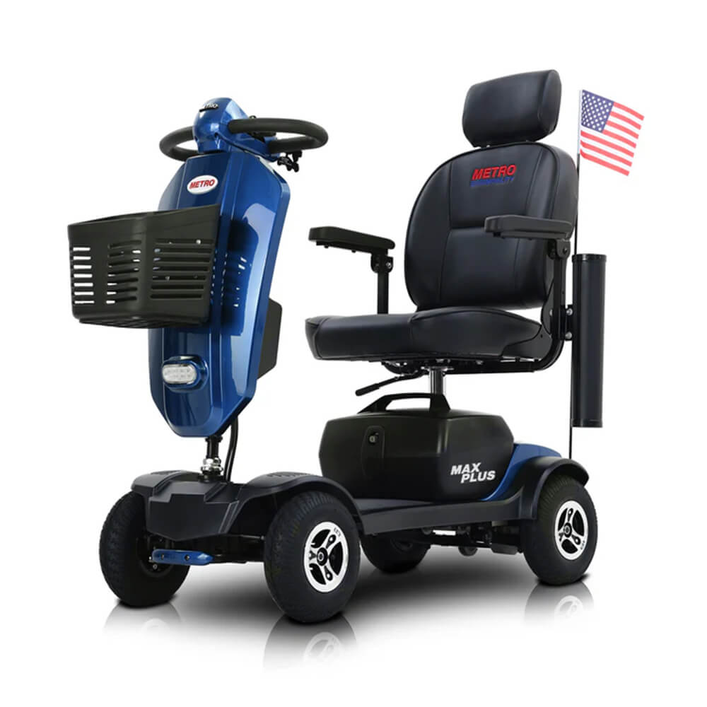 Metro Mobility Max Plus 24V/20AH Heavy Duty Electric Drive Mobility Scooter, 300LBS (SAK93164)
