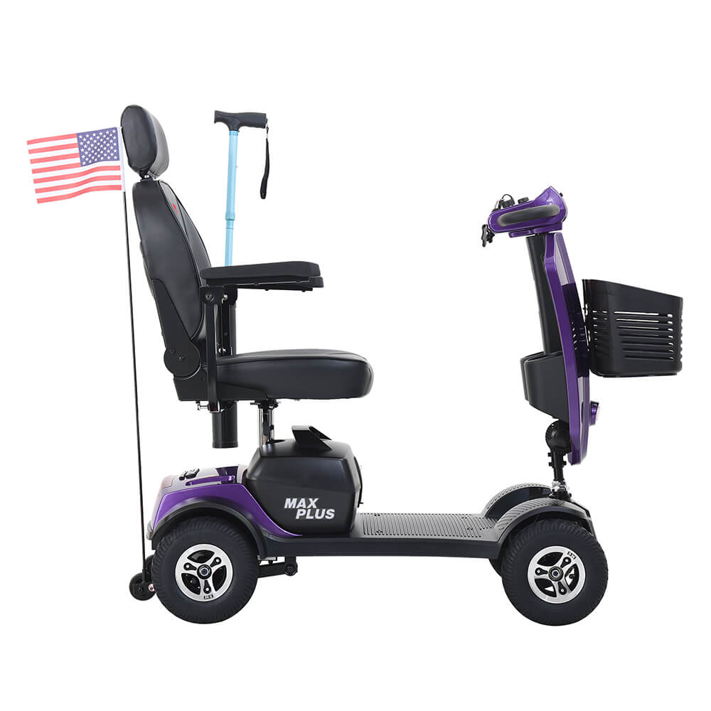 Metro Mobility Max Plus 24V/20AH Heavy Duty Electric Drive Mobility Scooter, 300LBS (SAK93164)