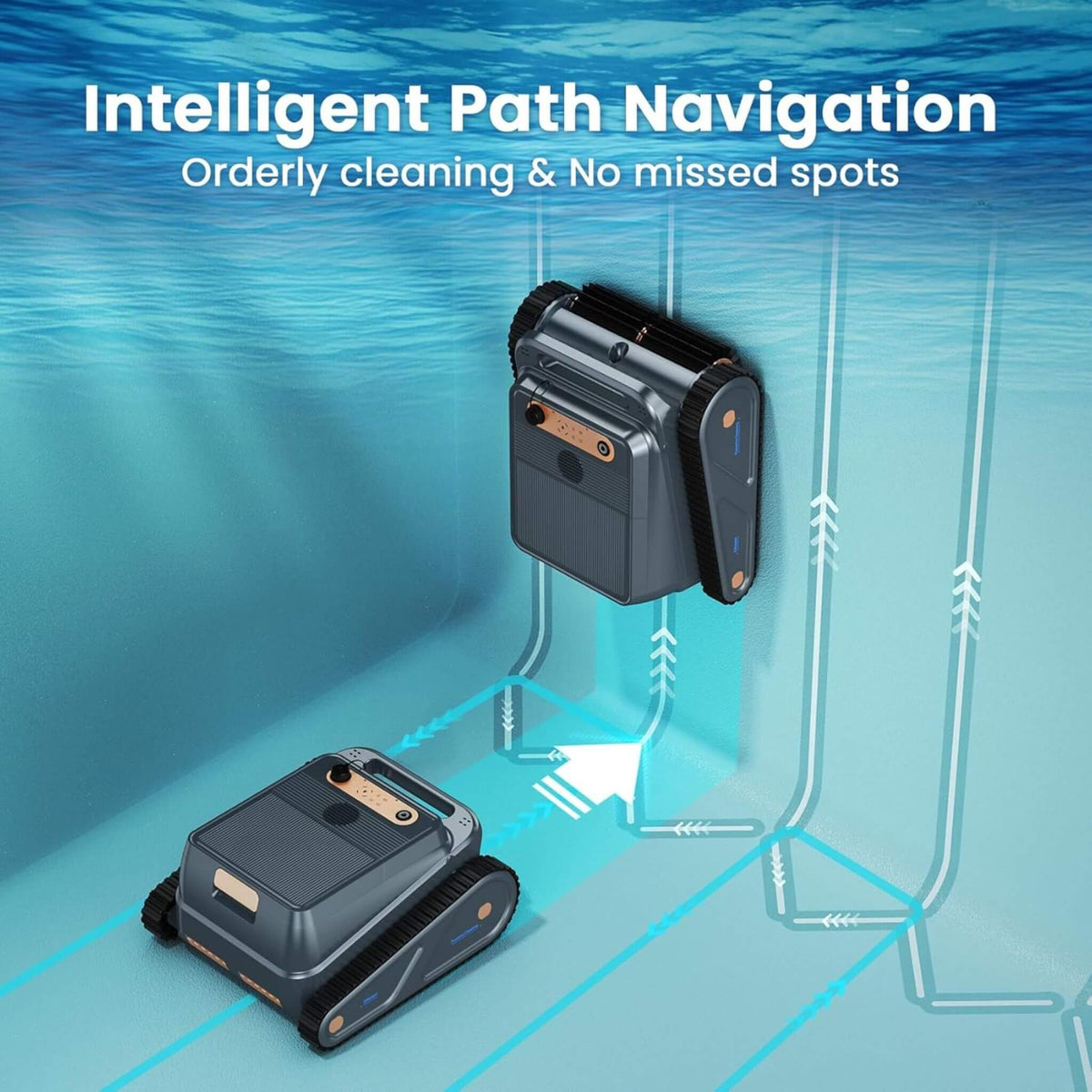 AquaBot Smart Robotic Pool Cleaner With Fast Charging (SAK73916)