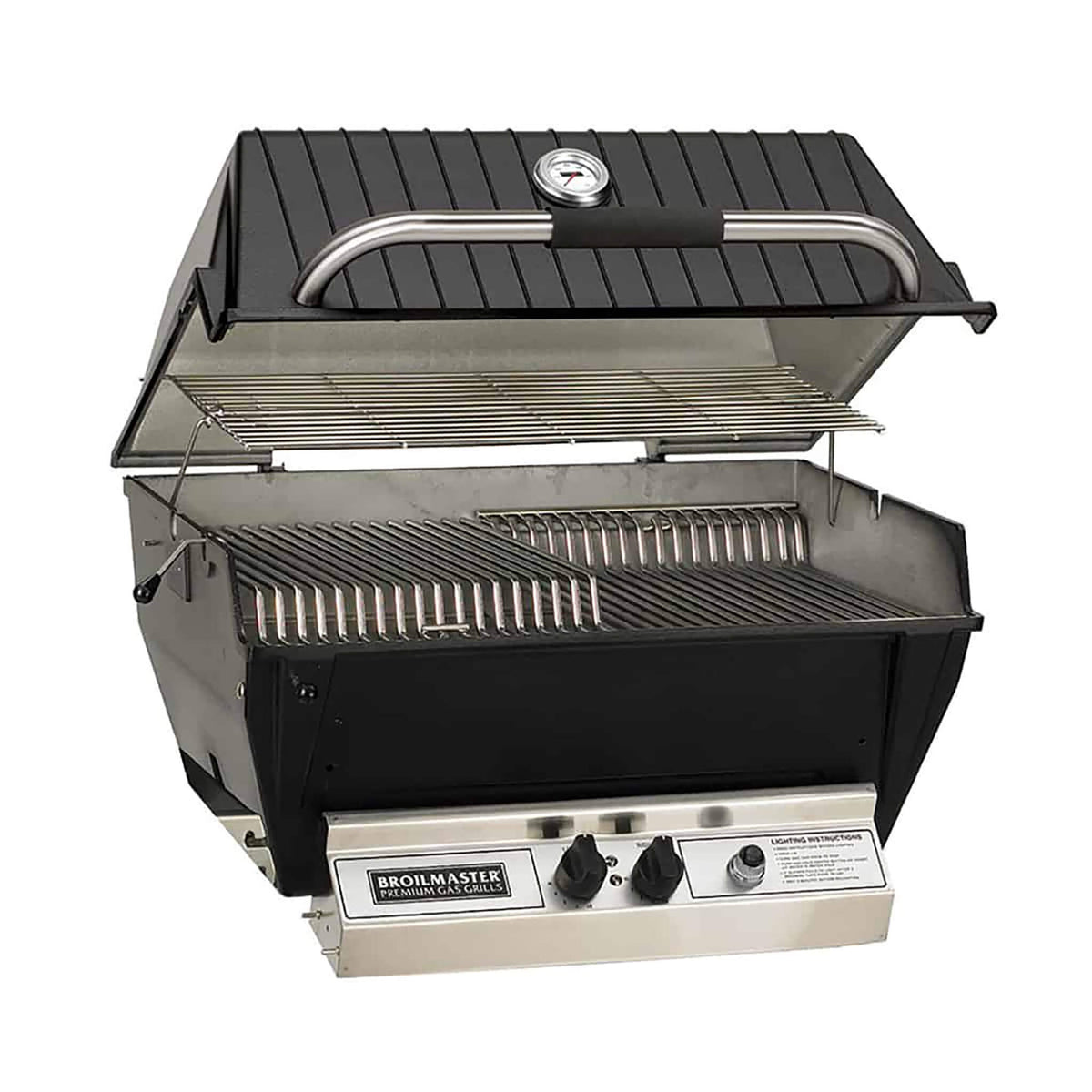 Broilmaster P3X Super Premium Cast Aluminum Gas Grill With Flare Busters, Griddle And Smoker Shutter (SAK98194)