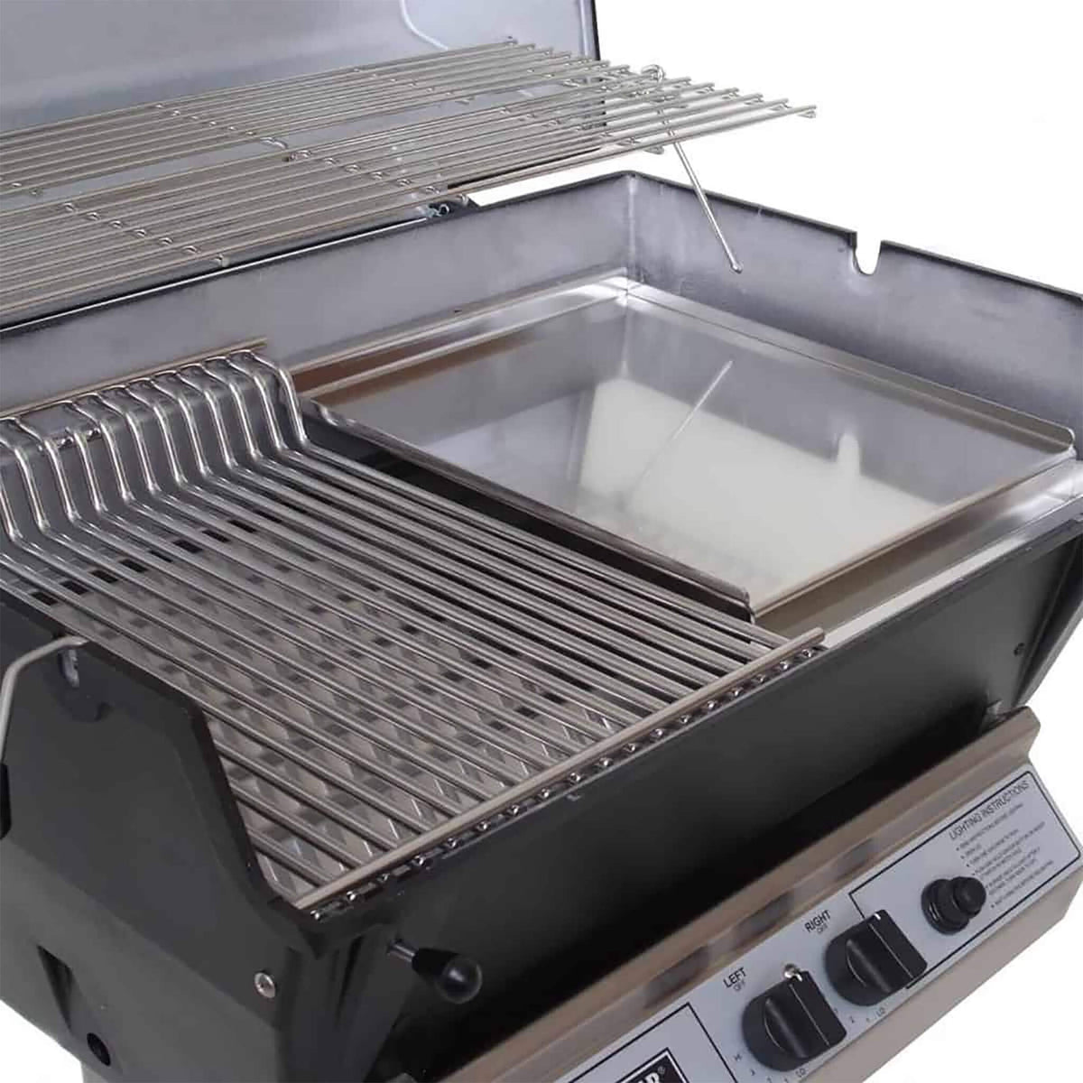 Broilmaster P3X Super Premium Cast Aluminum Gas Grill With Flare Busters, Griddle And Smoker Shutter (SAK98194)