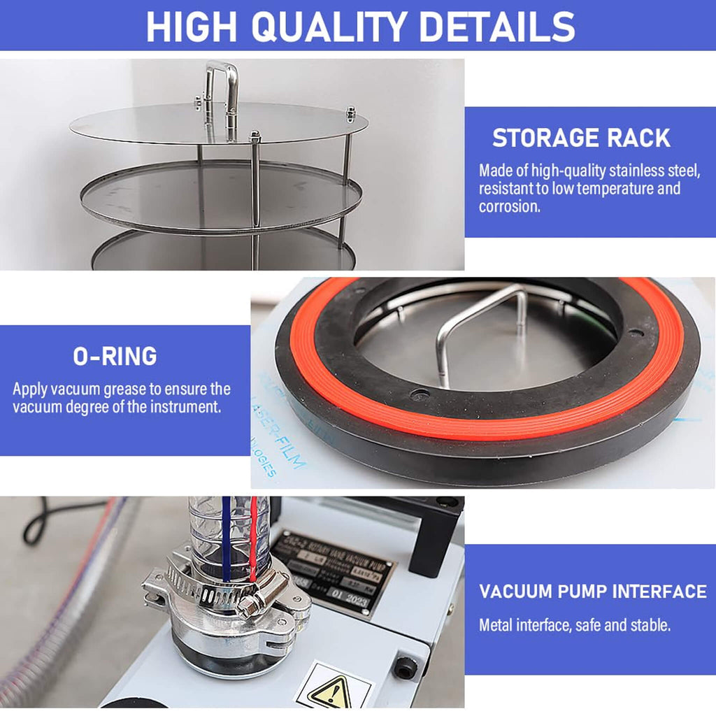 Commercial -60°C Laboratory Vacuum Freeze Dryer With Pre Cooling (SAK74152)