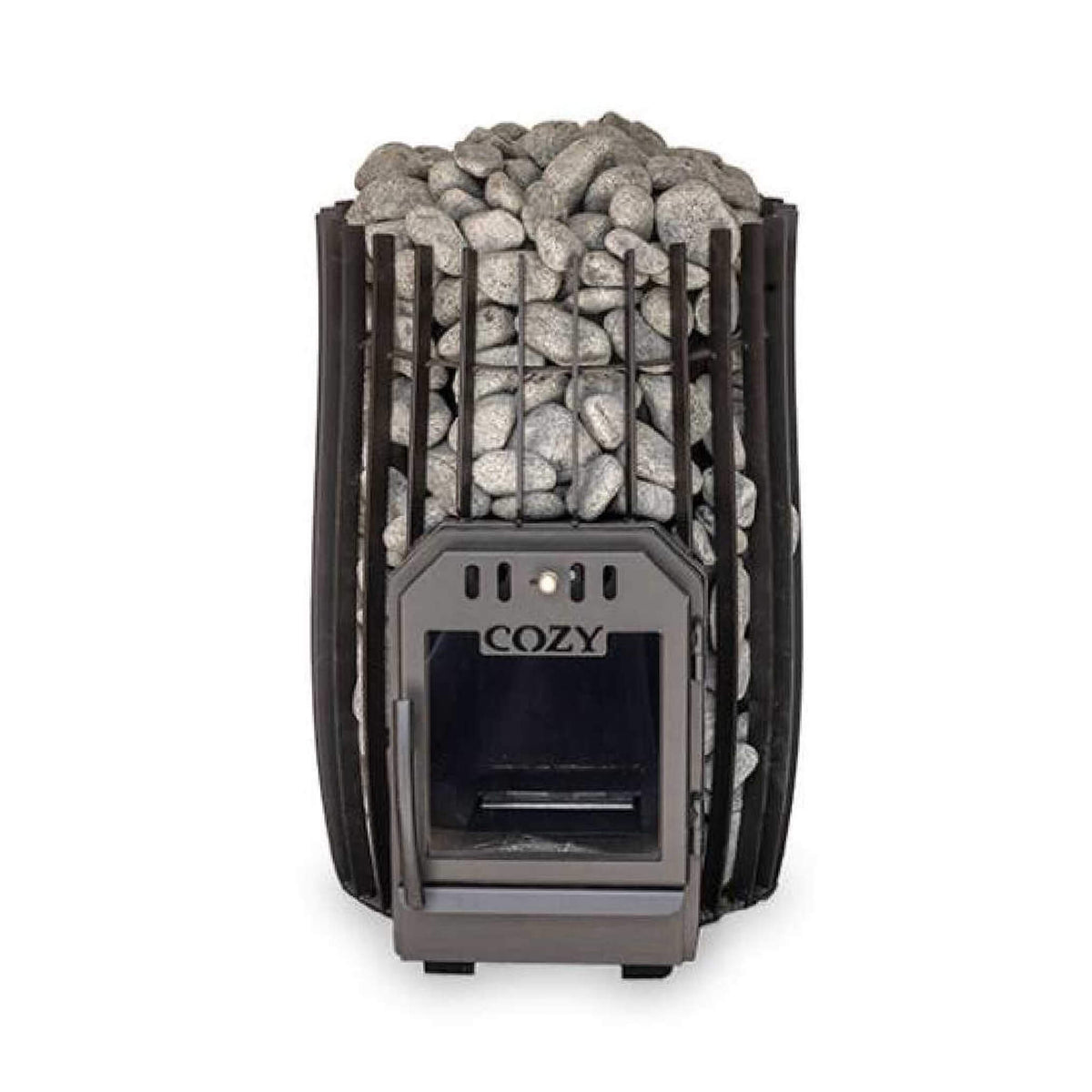 Cozy Heat SW Cylindrical Shape Sauna Stove With Sauna Stones [COZY SW] (SAK48563)