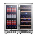 Edgestar 30-Inch Dual Zone Side By Side Cooler With 26 Wine Bottle And 80 Can Capacity [CWBV80261] (SAK72461)