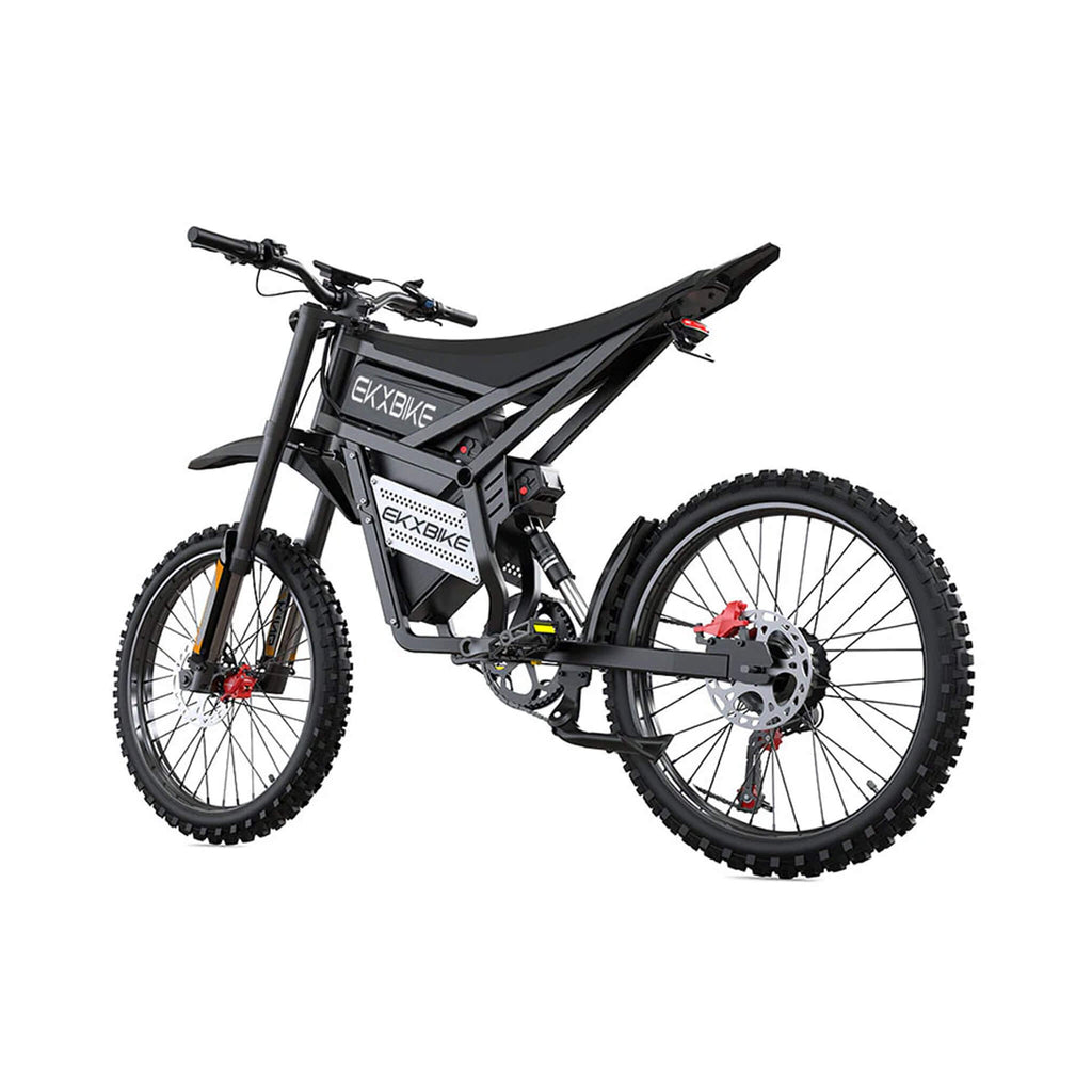 EKX E6 3000W 52V/40AH Premium Electric Carbon Steel Off-Road Mountain Dirt Bike (SAK18315)