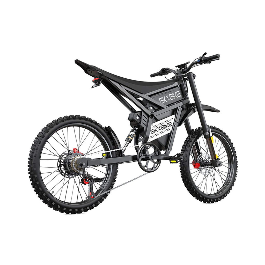 EKX E6 3000W 52V/40AH Premium Electric Carbon Steel Off-Road Mountain Dirt Bike (SAK18315)
