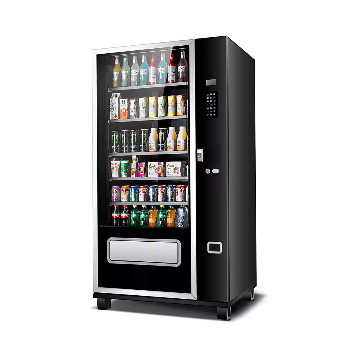Epx Large 6FT Snacks And Drinks Combo Vending Machine With Dual Zone Refrigeration And Bill Acceptor [EP-G654] (SAK47539)