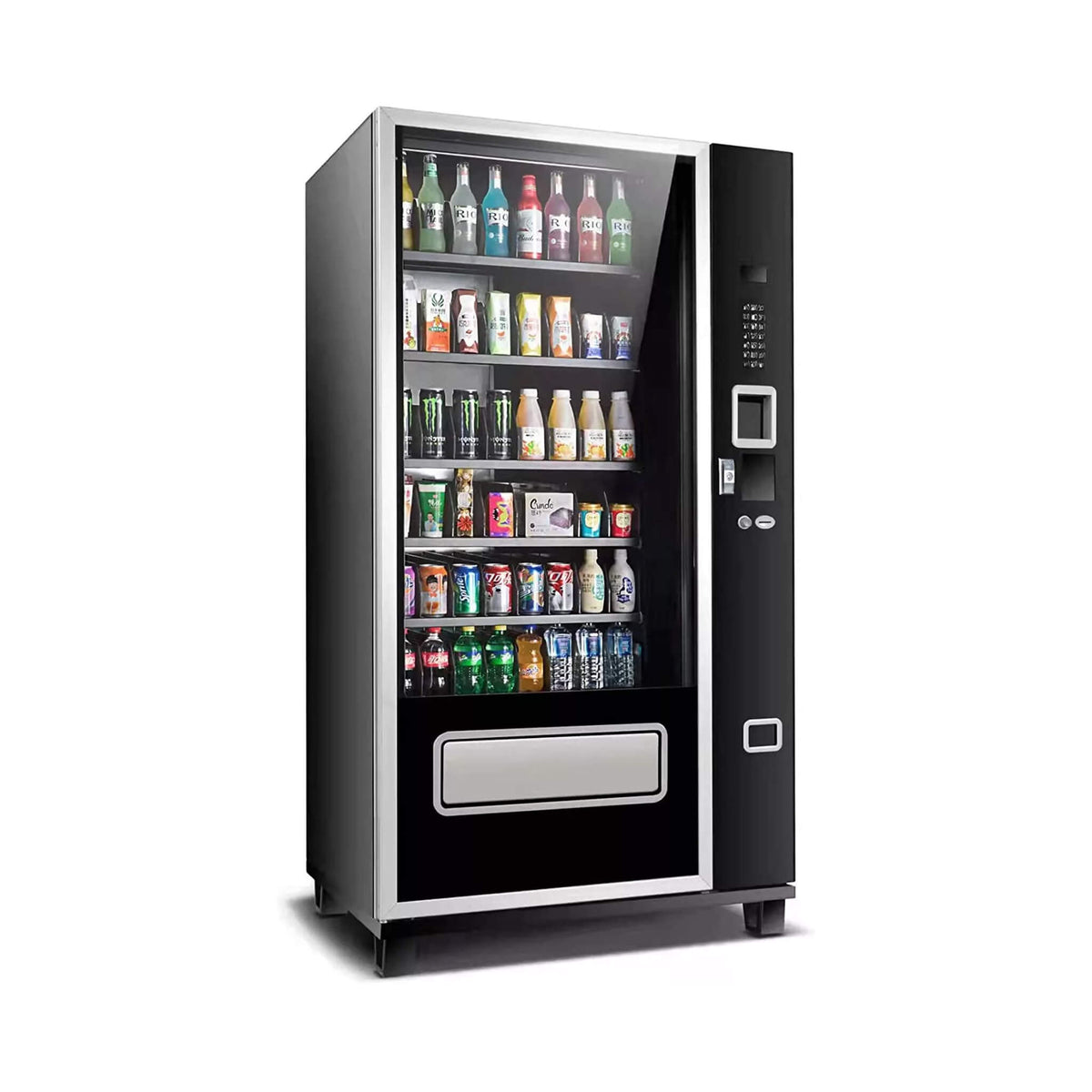 Epx Large 6FT Snacks And Drinks Combo Vending Machine With Dual Zone Refrigeration And Bill Acceptor [EP-G654] (SAK47539)