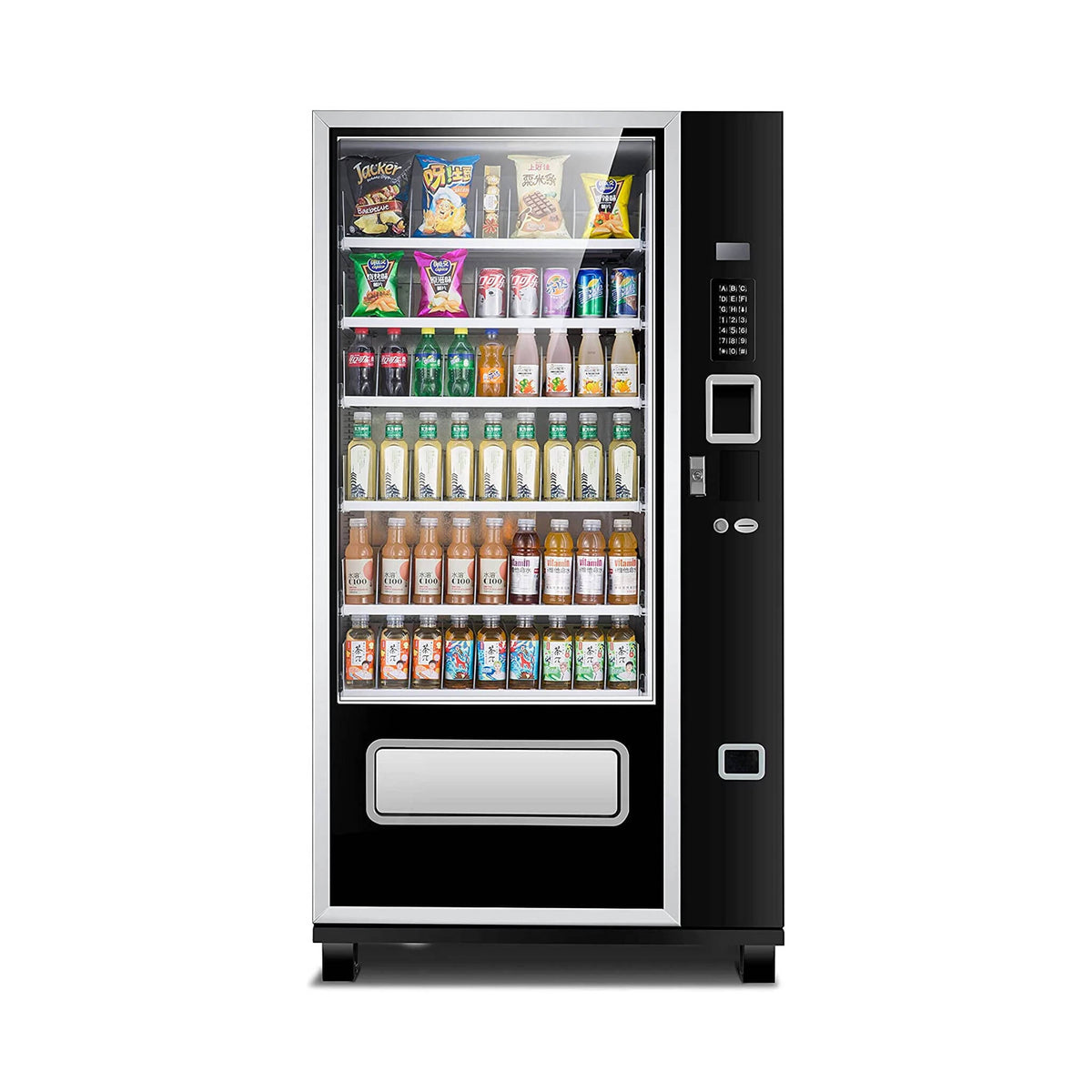 Epx Large 6FT Snacks And Drinks Combo Vending Machine With Dual Zone Refrigeration And Bill Acceptor [EP-G654] (SAK47539)