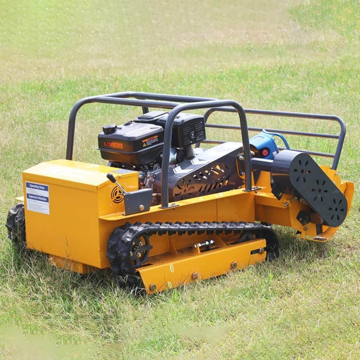Heavy-Duty 459CC Commercial Remote-Controlled Hybrid Mower (SAK68124)