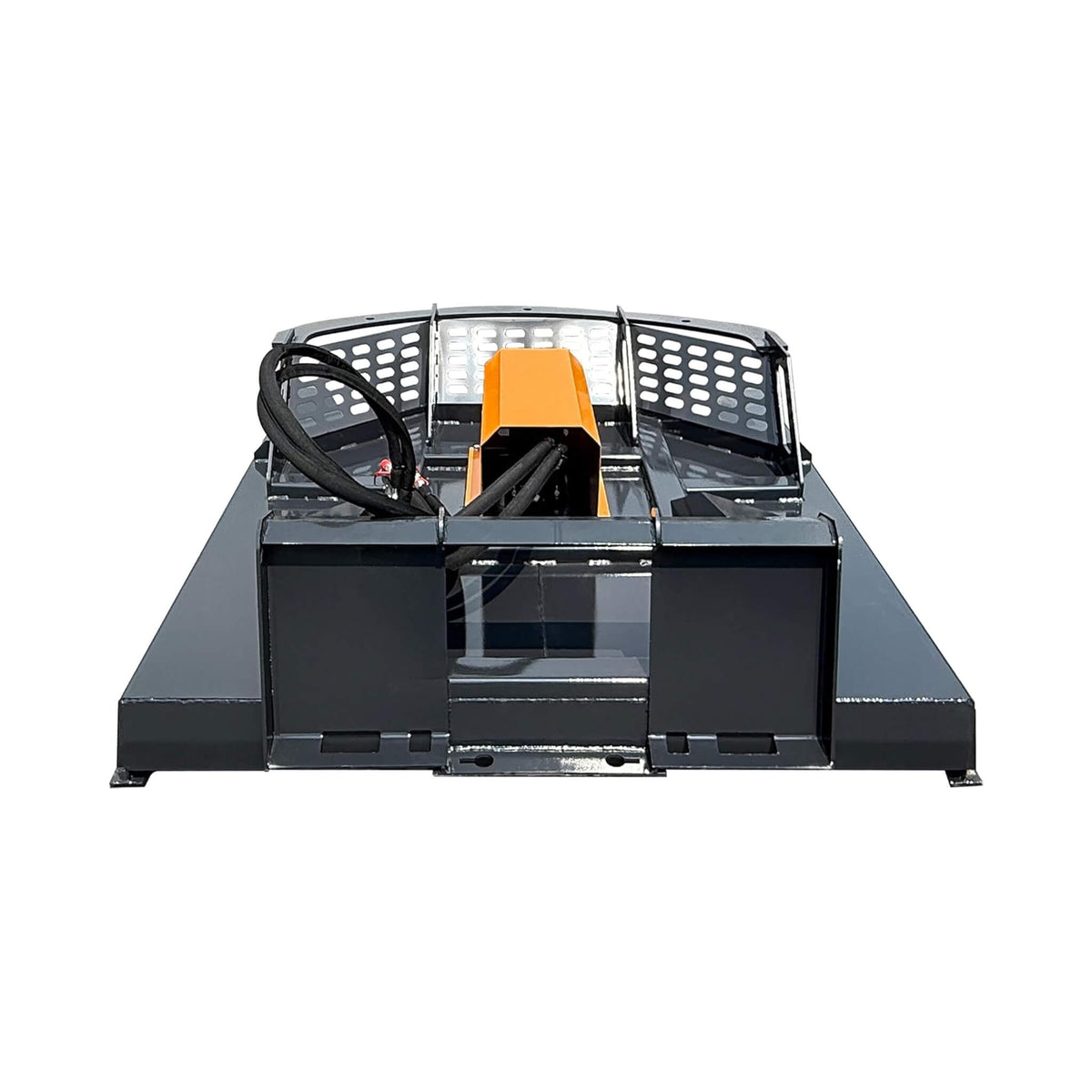 Heavy-Duty 66-Inch Open Front Deck Skid Steer Brush Cutter Attachment With 3 Steel Blades (SAK53108)
