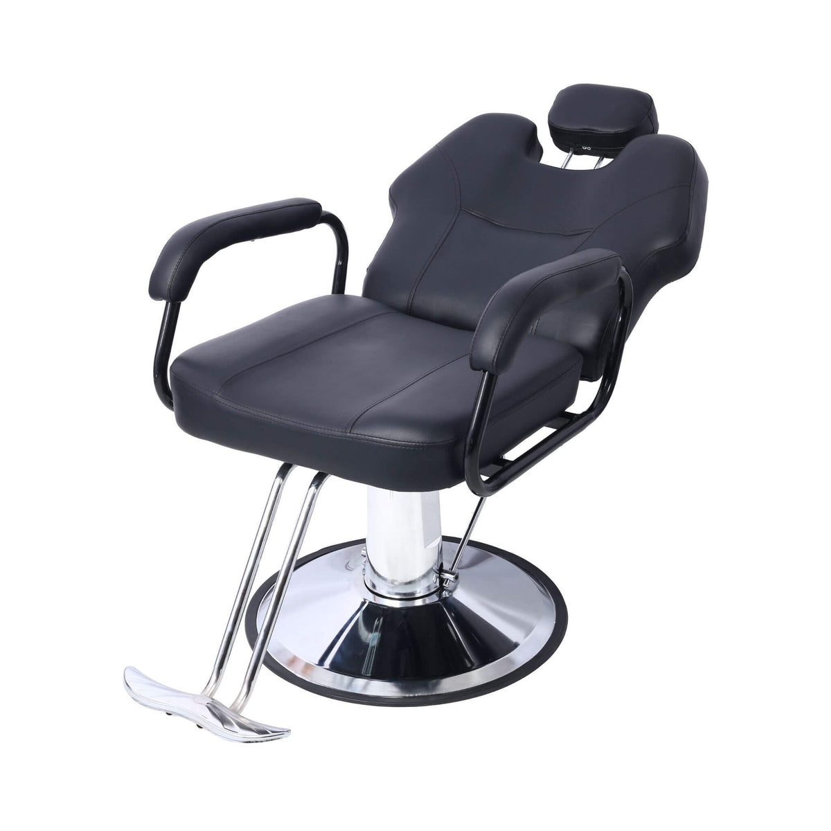 Heavy-Duty All-Purpose Ultra-Comfortable Hydraulic Reclining Barber Chair For Salons And Barber Shops (SAK97418)