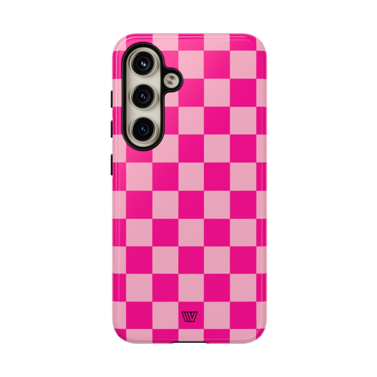 HOT PINK CHECKERBOARD | Tough Phone Case
