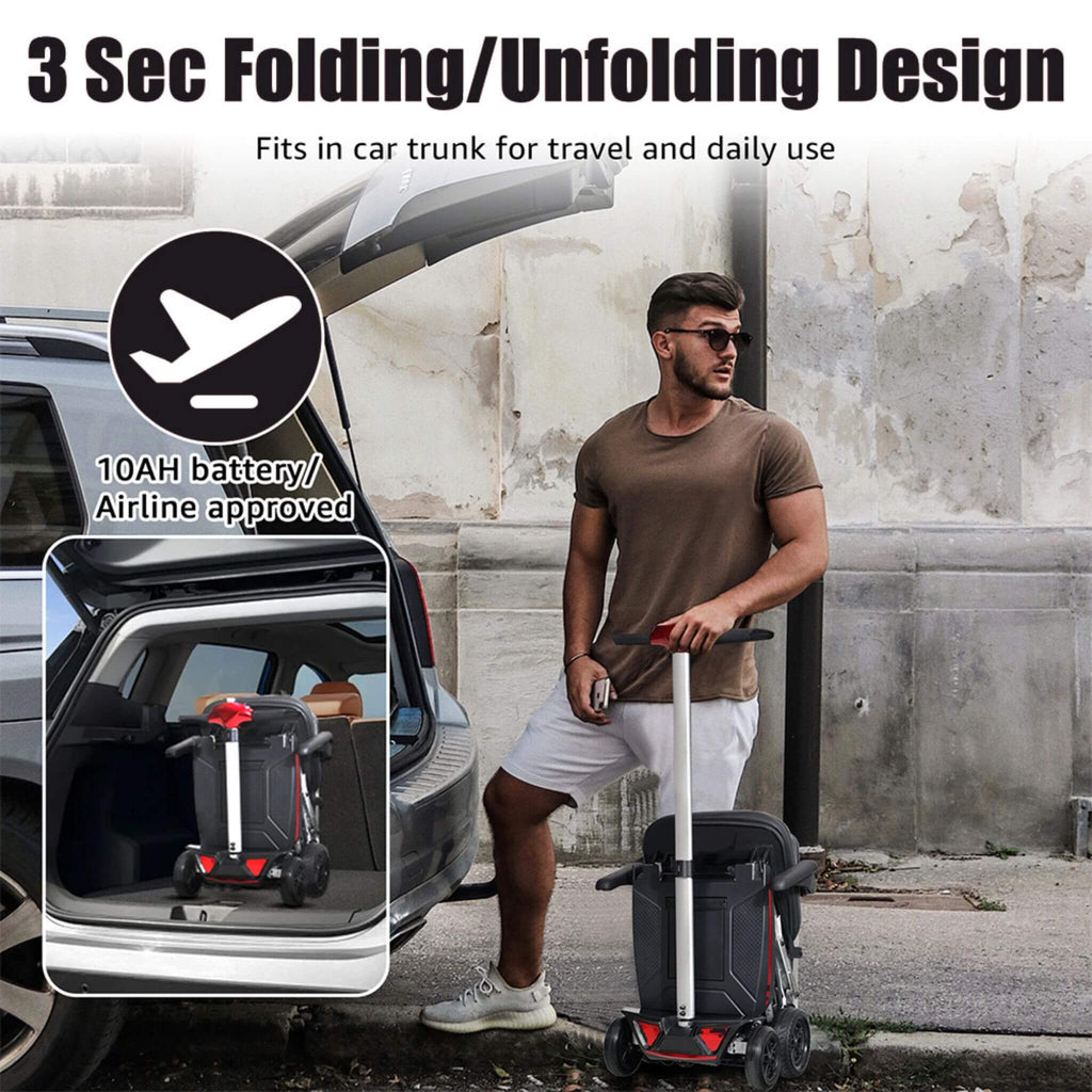 Lightweight Powered Folding Mobility Scooter For Adults And Seniors (SAK53214)