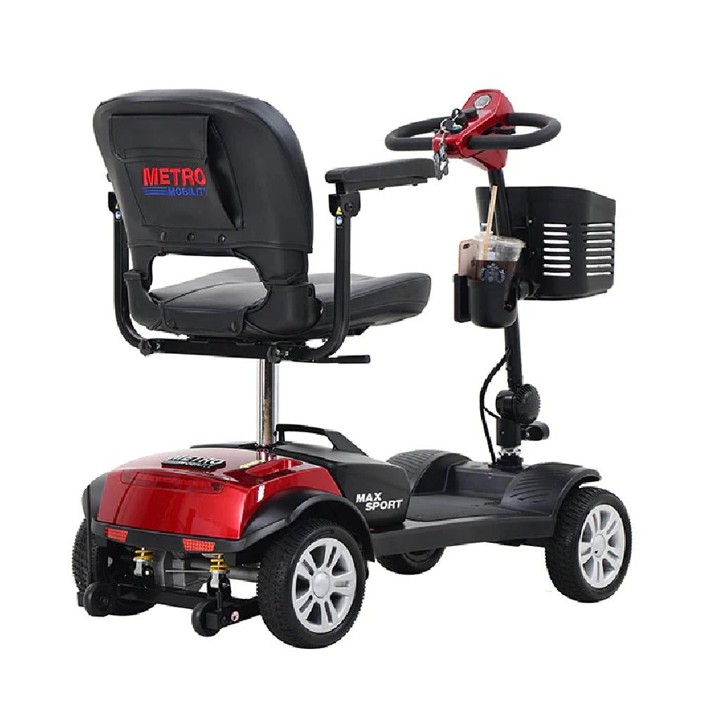 Metro Mobility Max Sport 24V/12AH Electric Drive Mobility Scooter, 300LBS (SAK91084)