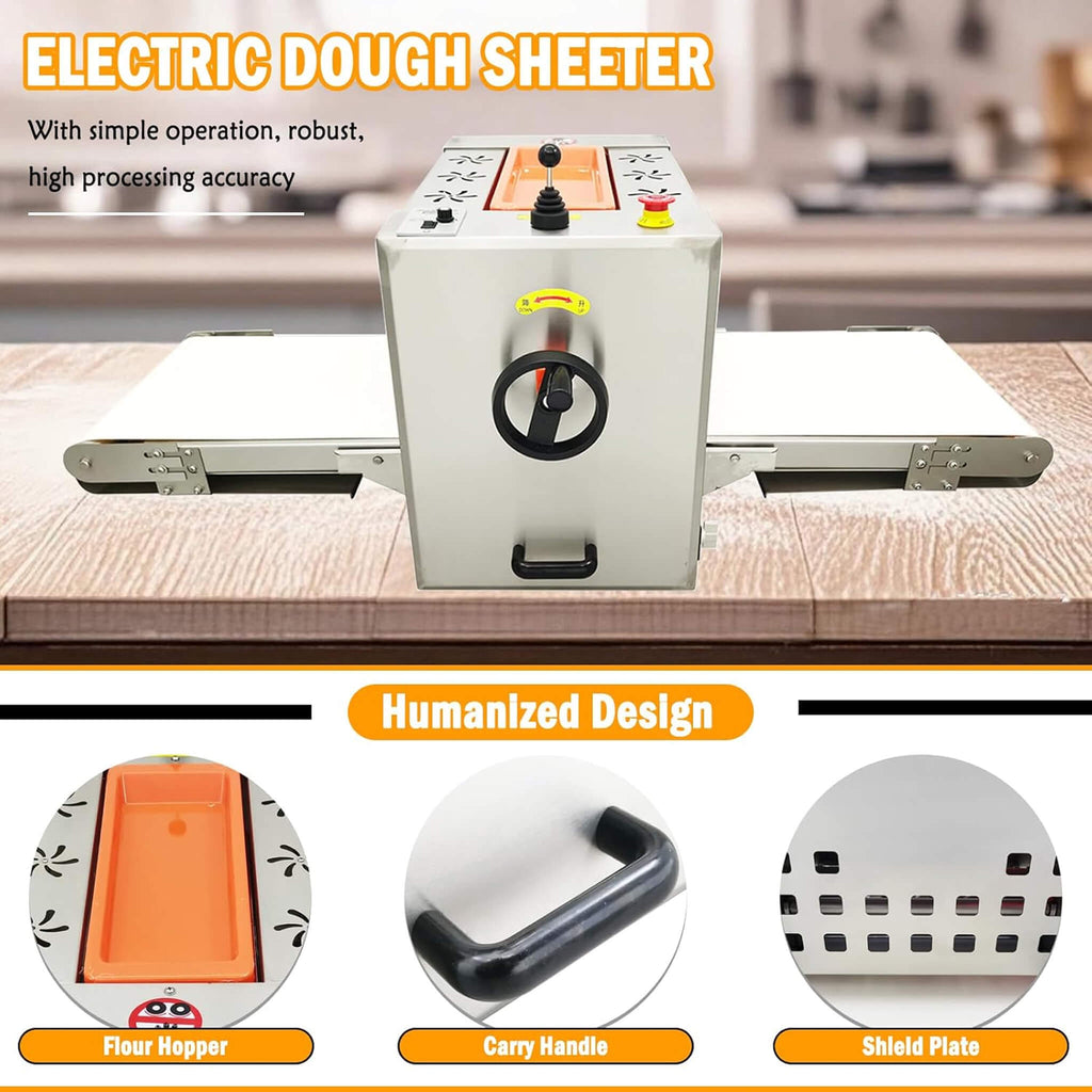 Mini Reversible Stainless Steel Commercial Pastry Pizza Dough Roller Sheeter (SAK92751)