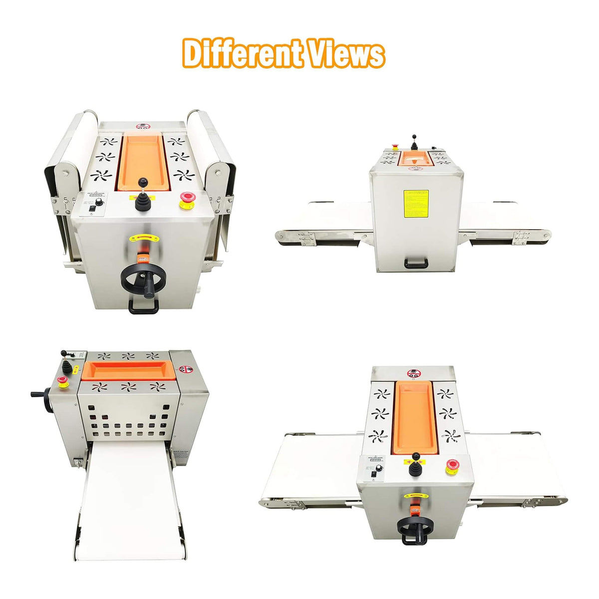Mini Reversible Stainless Steel Commercial Pastry Pizza Dough Roller Sheeter (SAK92751)