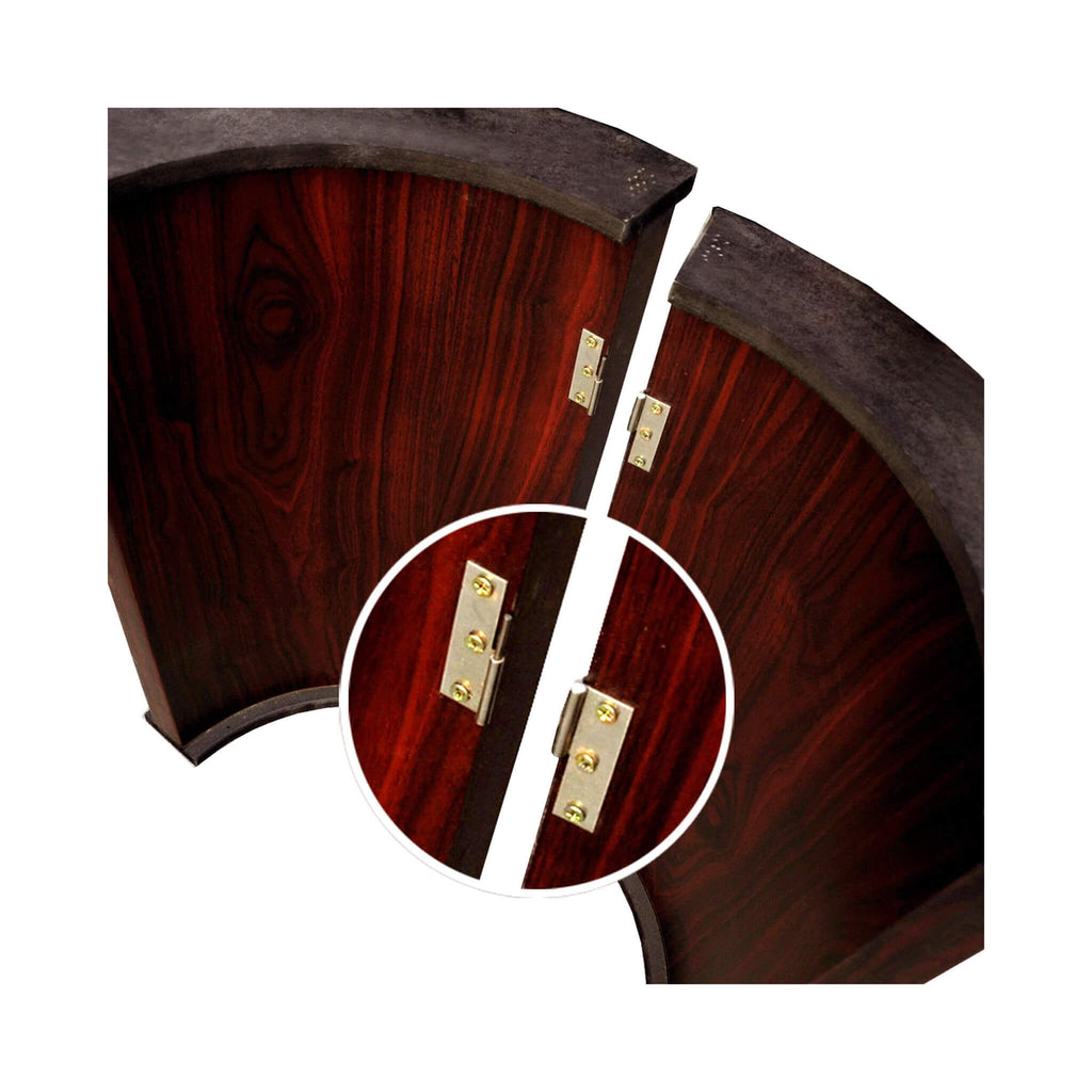 Modern 96-Inch Wooden Poker Table With U Shape Legs, Drop Box And Chips Tray (SAK83109)