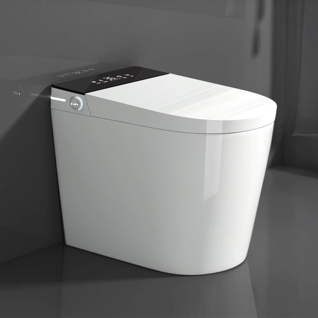 Nuvia Modern Compact Smart Tankless Toilet With Bidet, Auto Open, Auto Flush, Heated Seat And Air Dryer (SAK51990)