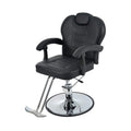 Modern Reclining Barber Chair With Adjustable Headrest And Hydraulic Pump (SAK62751)