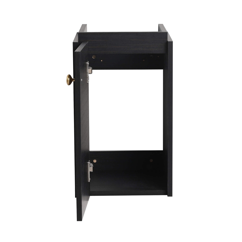 Nuvia Modern Wall-Mounted Bathroom Vanity With Ceramic Sink And Soft Close Door (SAK05214)