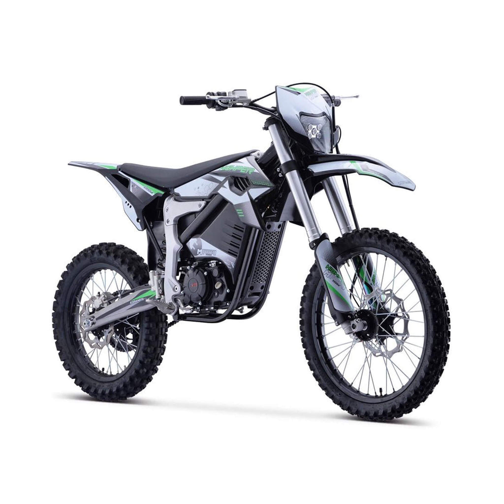 MotoTec Venom High-Performance 72V/12000W Electric Dirt Bike, White (SAK70326)