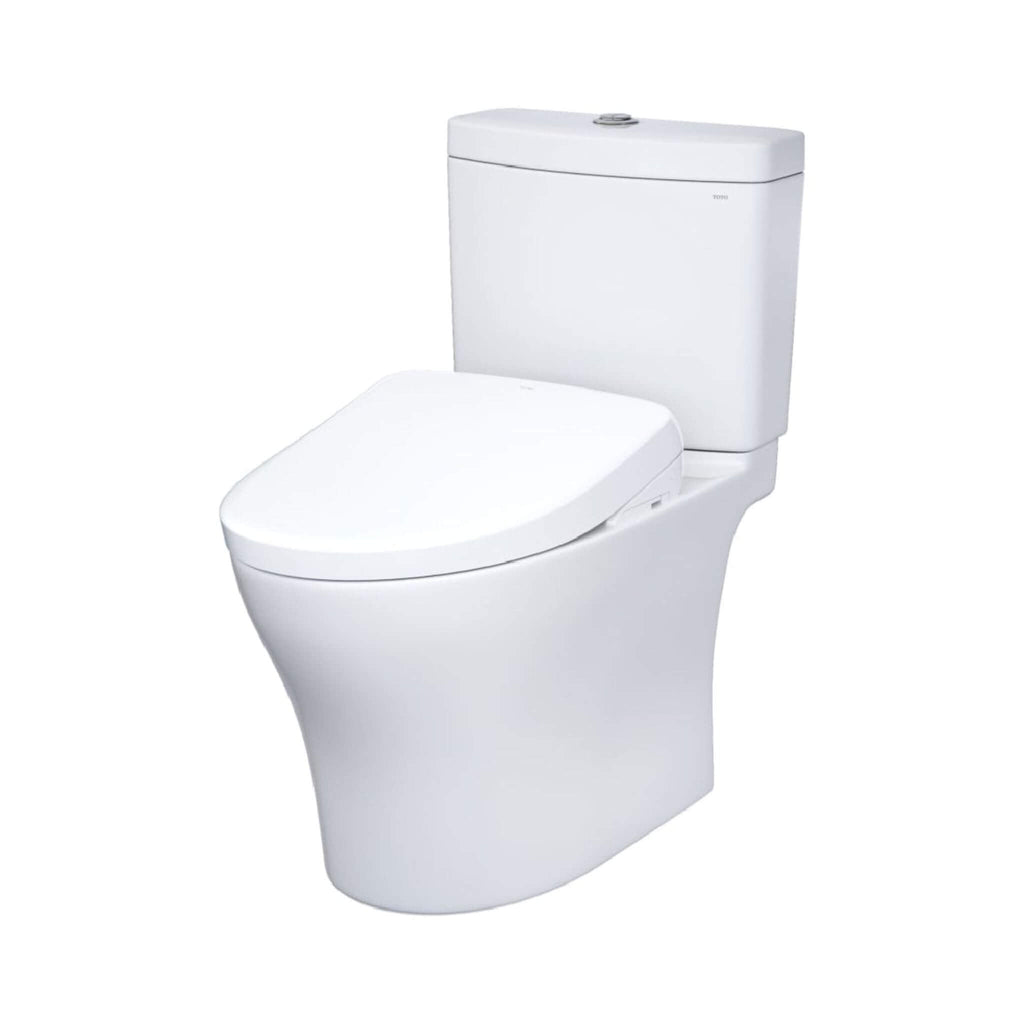 [MW4464726CEMFGN#01] TOTO Aquia IV Dual Flush Elongated Universal Height Toilet With Washlet S7 Bidet Seat (SAK53982)